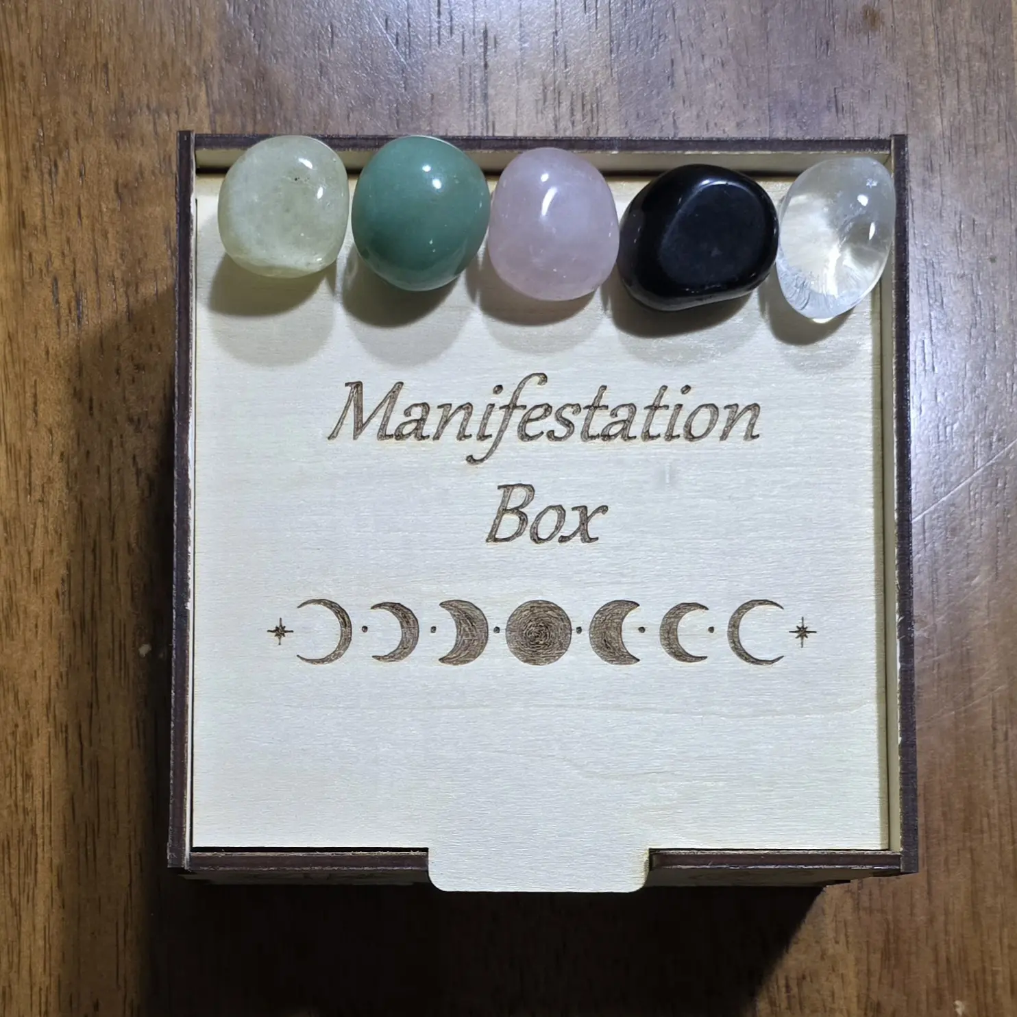 Manifestation Box with Crystals