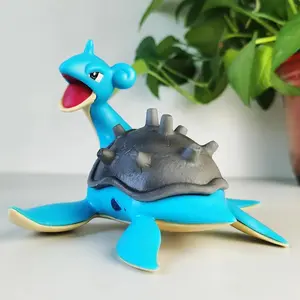 Anime Figures Lapras Figurine Cute Mini Dolls Statue Pvc Model Collection Desktop Decoration Kawaii MJD