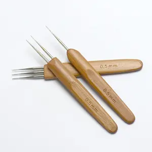 3 count/Set 0.5mm Dreadlock Crochet Hook for Hair (1 Hook, 2 Hooks,3 Hooks) Dreadlock  Tool for Braid  Dreadlock Crochet Hook Dreadlocks Crochet  for Dreads Tool