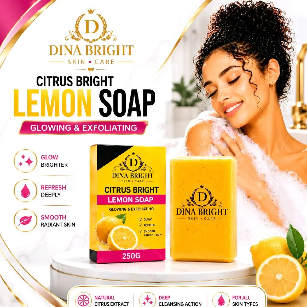 CITRUS BRIGHT LEMON SOAP.