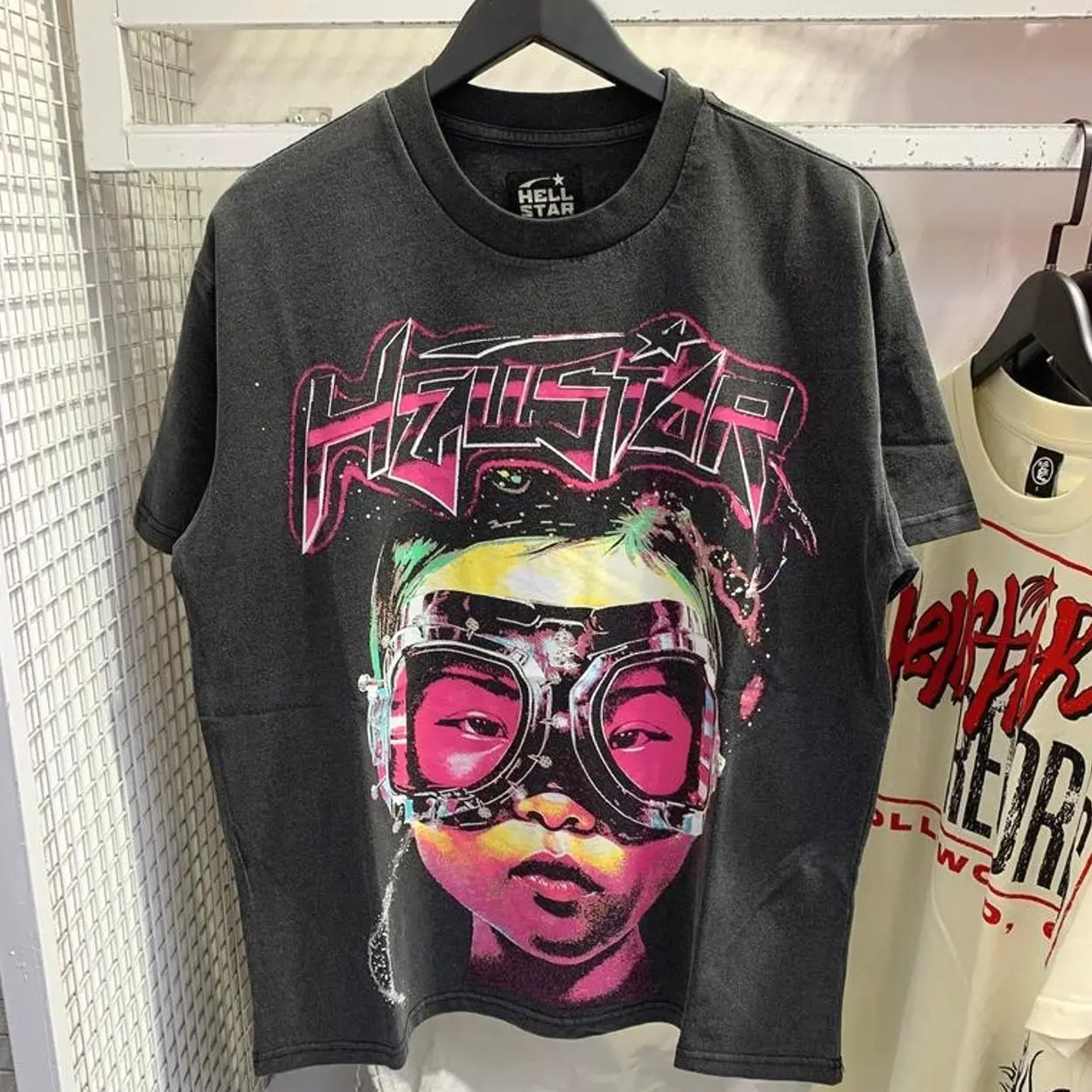 Hell-star Future Y2K Aesthetic T Shirt, Harajuku Tee, Goth Punk T-Shirt, Alternative Clothing, Y2k Graphic Shirt, Unisex Shirt, Cotton Shirt, Vintage Shirt, Crewneck Shirt, Streetwear, Oversized T-Shirt SMV