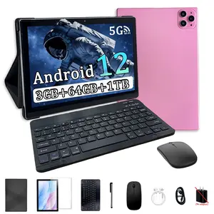 New Year's Gift  10.1-inch tablet computer,Accessories Kit, Android 12 system, expandable 1TB, supports 5Gwireless network, smooth internet access, sensitive touch screen, office specific, home use, sturdyand drop resistant, perfect experience, no adapter