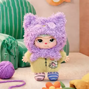 The Handmade World Plush Blind Box - 6 Regular + 1 Hidden Edition, Collectible Keychain Dolls, Soft Stuffed Figure for Bag Charm, Perfect Gift for Teens & Collectors