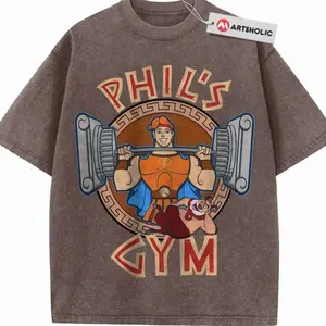 Hercules Shirt, Gym Shirt, Animated Shirt, Vintage T-Shirt
