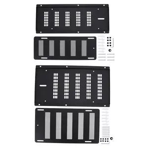 Outdoor Foundation Air Wall Vent with Damper & Screen To Reduce Moisture Inlet Outlet Ventilation Guard for RV Trailer Garage Basement Ventilation NEW