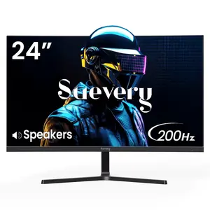 Suevery 24" 200Hz Gaming Monitor,Ips Panel,Fhd Computer Monitor, Built-In Speakers, 120% Srgb, Freesync, Black suevery