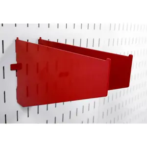 Clamp Rack Brackets Clamp Storage for Pegboard Clamp Wall Organizers - 4 to 12 Inch Shelf Bracket Pair & Clamp Bracket Pair