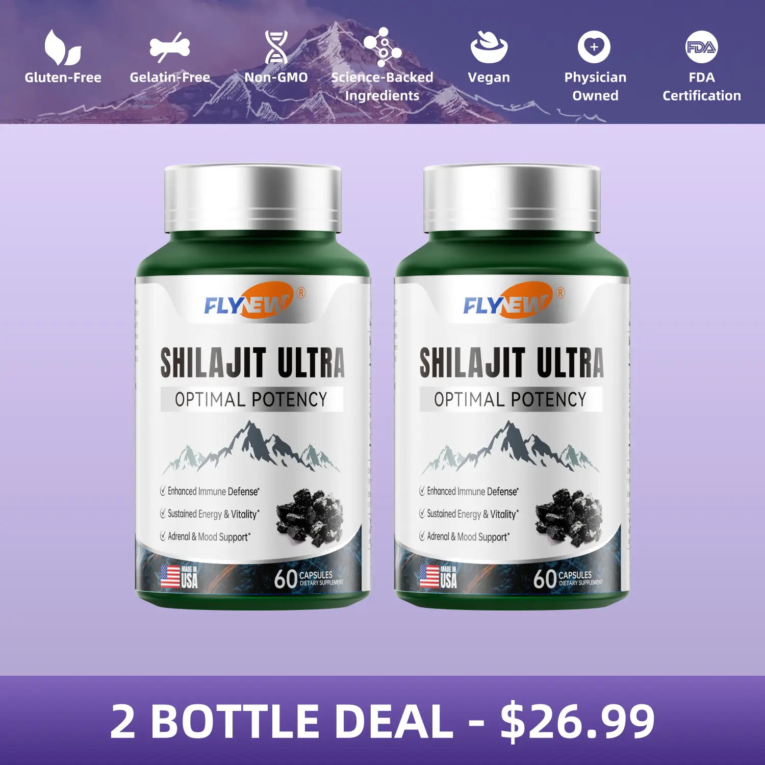 Pack of 2 (120 capsules)