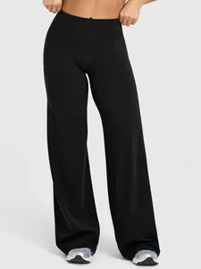 31.5'' Inseam Loose Casual Straight Leggings for Women, Workout Leggings Womens No Front Seam Straight Leggings High Waist Buttery Gym Yoga Pants, Yoga Pants Women High Waist Stretch Casual Soft Straight Leg Bottoms