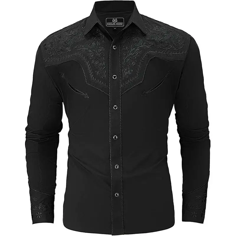 Men's Luxury Satin Dress Shirt Shiny Embroidery Silk Long Sleeve Button Up Shirts Prom Wedding Party Shirt - TikTok Shop Men's Luxury Satin Dress Shirt Shiny Embroidery Silk Long Sleeve Button Up Shirts Prom Wedding Party Shirt - TikTok Shop
