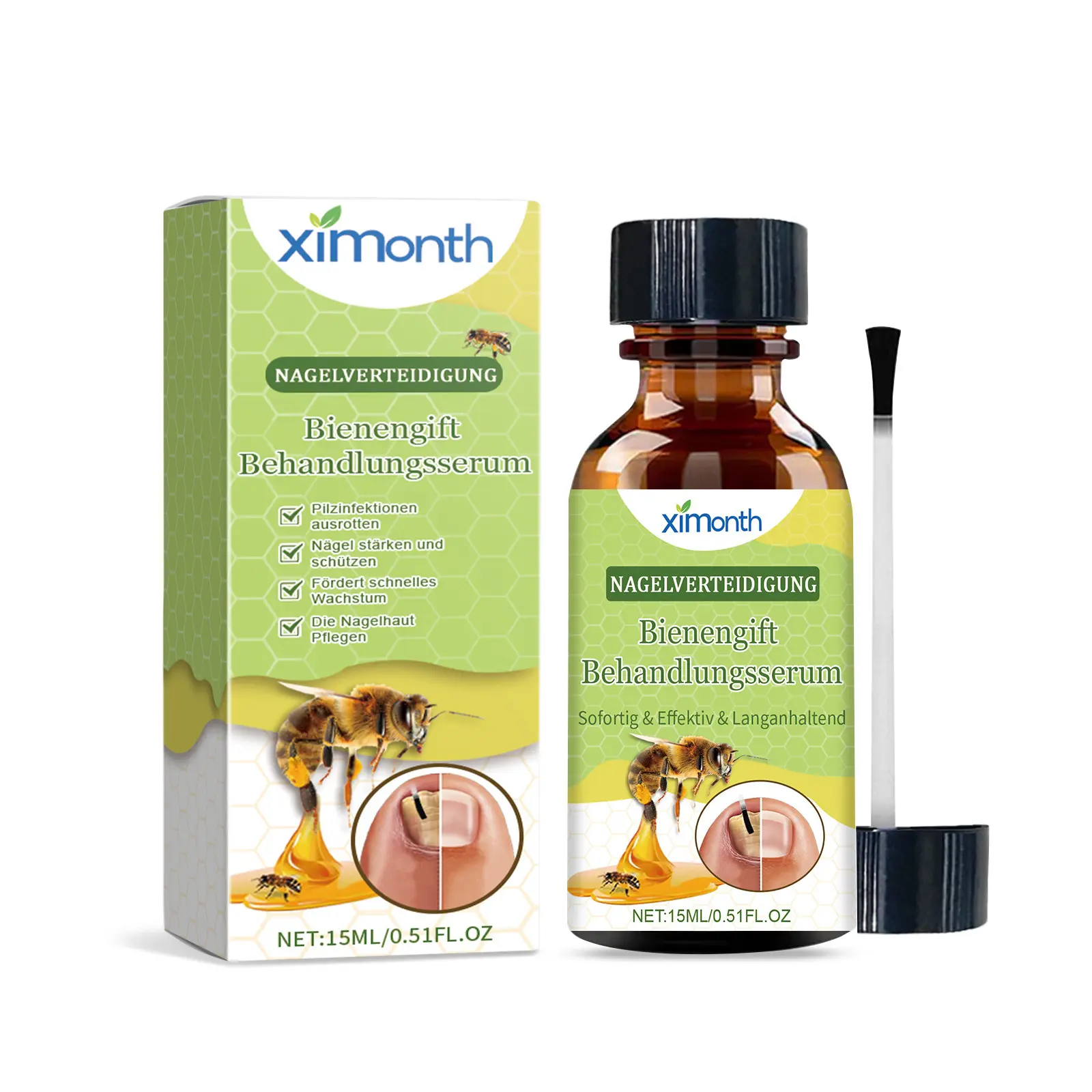 Ximonth Cuticle & Nail Care Essence - Gentle Cleanser, Moisturizer for Daily Nail Repair & Restoration Needs