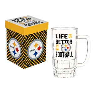 NFL Glass Tankard Cups