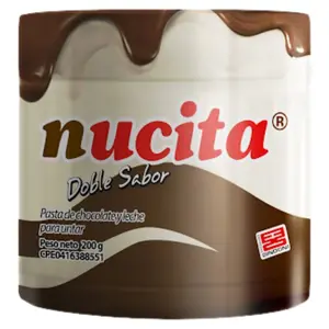 Nucita Doble Sabor 200g | Venezuelan Chocolate & Vanilla Spread