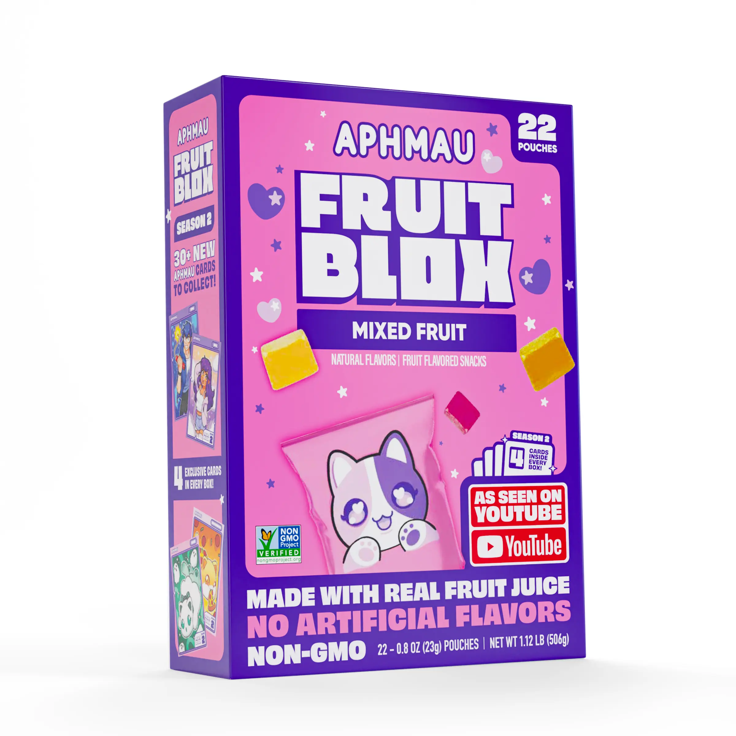 FruitBlox Aphmau Mixed Fruit Snacks, 22 Count