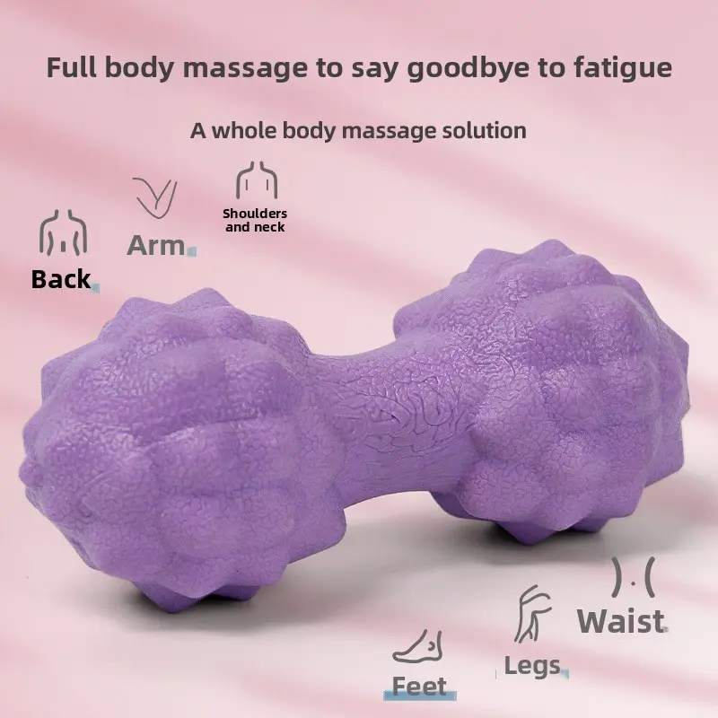 Massage ball leg foot relaxation massager handheld tpe fascia ball peanut ball massage roller meridian care