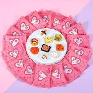 Random magical mini resin food and blind bag (assorted styles& colors)holiday value packs ideal for fun unboxing,miniature landscape,surprise gifts,simulated food and play mix,mystery gift