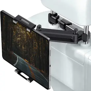 Headrest Tablet Holder Mount - Adjustable, 360? Rotation, Fits 5.5"-11" Devices | Versatile Phone Holder for  Backseat for Smartphones, iPad & Tablets | Easy to Install & Hands-Free Viewing