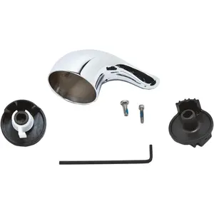 Moen Chrome Metal Replacement Lever Shower Handle Kit for Single Handle Tub and Shower Faucets,