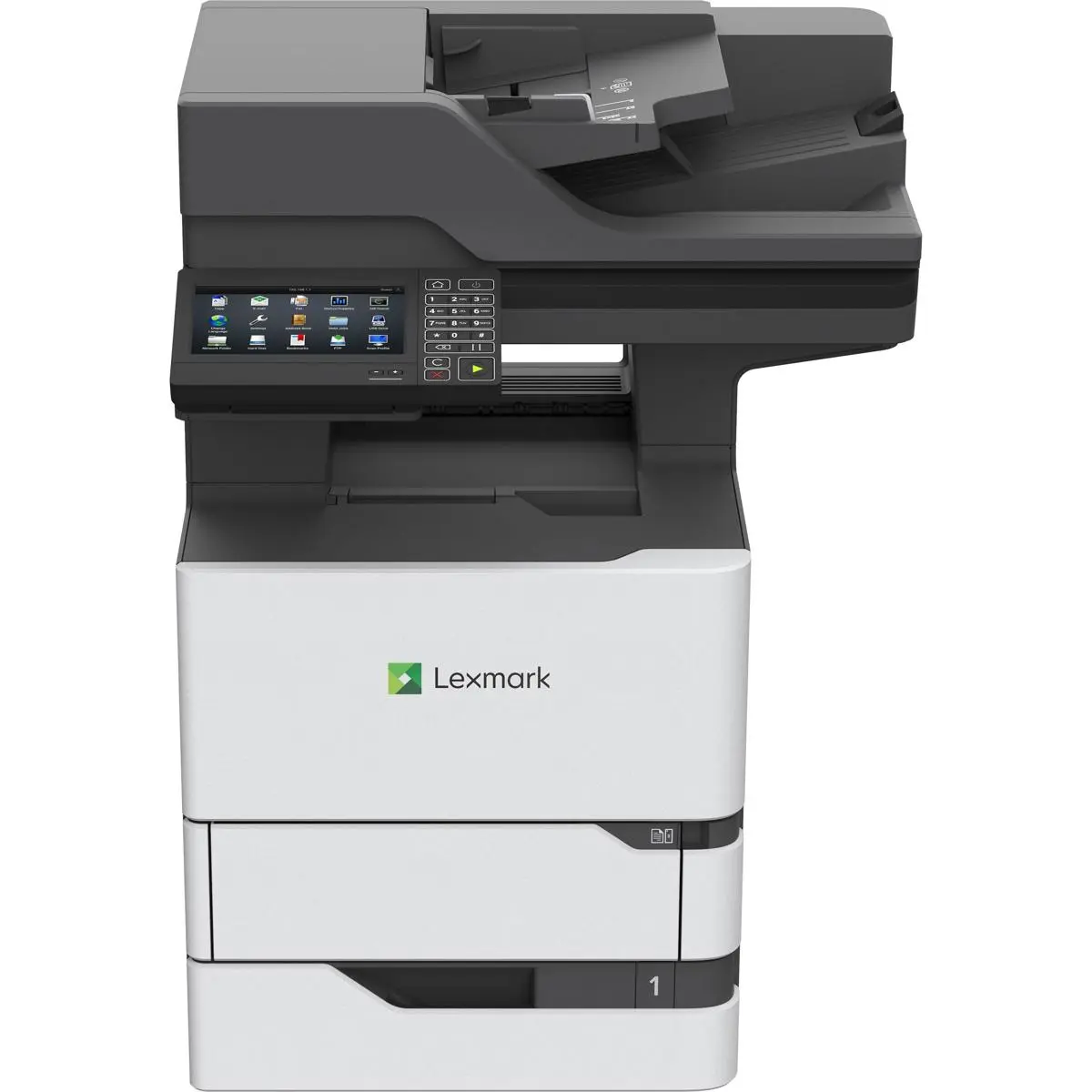 Lexmark MX722ade B&W Laser Multifunction Printer, 70 ppm, 650 Pages Standard - Print, Copy, Scan, Fax