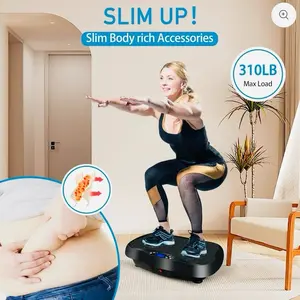 Slim Body Rich Accessories Remote Control Vibration Exercise Machine with 310LB Max Load for Enhanced Workout Efficiency