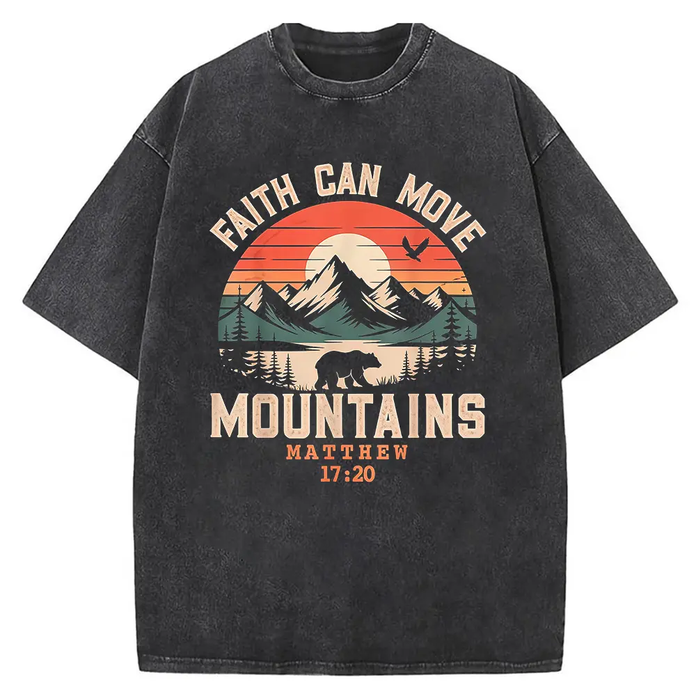 Washed T-shirt-Black