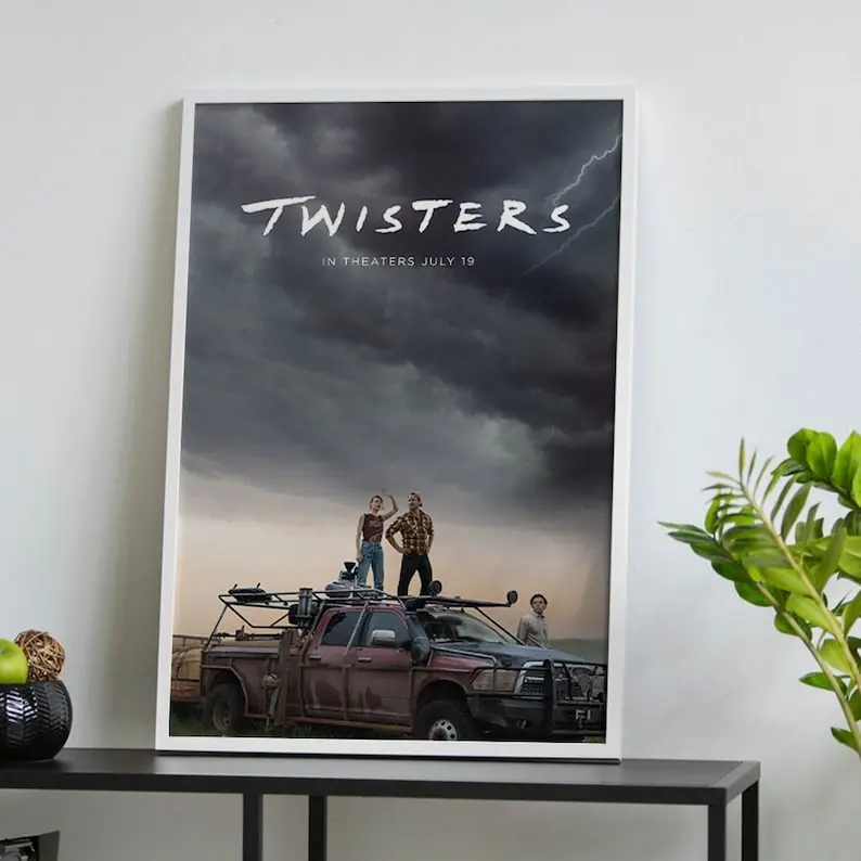 Twisters (2024) Movie Poster, Classic Vintage Film Poster, Room Decor, Art Poster for Gift