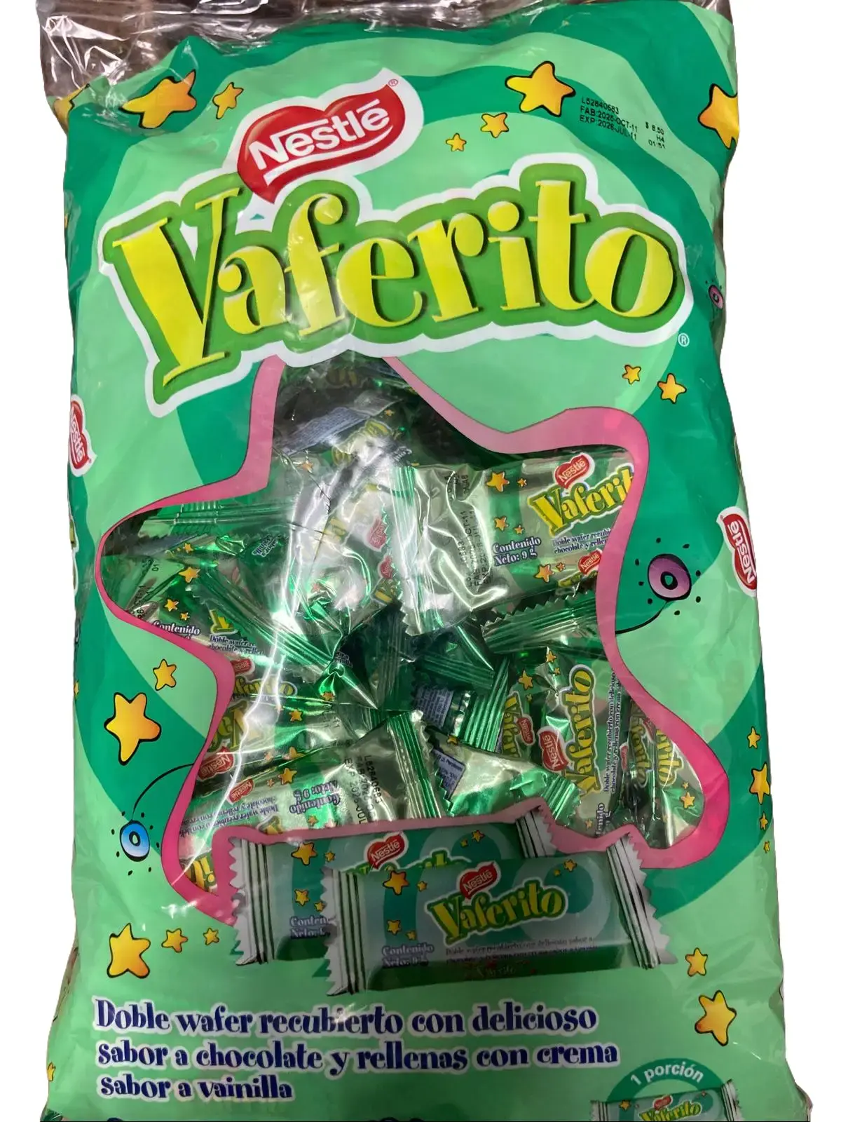 VAFERITO WAFER NESTLE 500 G - GALLETAS VAFERITO WAFER NESTLE 500 G - GALLETAS