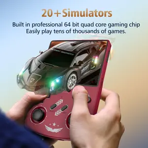 Authentic R40xx Handheld Retro Gaming Console (Wi-Fi Edition) — Supports 10+ Emulators and 20,000+ Games | 4.2-inch HD Screen | Quad-Core Processor | Built-in Video Player | Rechargeable | Ideal Holiday Gift