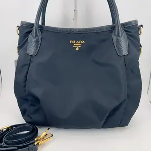 Pre-owned PRADA nylon Crossbody Bags Black Tote Bag