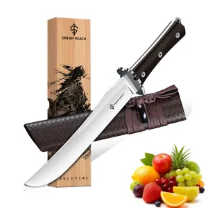 DREAM REACH Fixed Blade Knife - Outdoor Knife with Sheath, Full Tang Knive with Ergonomic Handle for Camping, Hiking,  Fishing, BBQ, Gifts Idea for Men