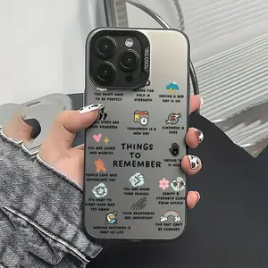 Phone Case: Inspirational Quote Phone Case for iPhone 17 16e 16 15 14 13 12 11 Mini Pro Max Air X XR XSMAX 8 7 Plus Shockproof Matte Back Cover