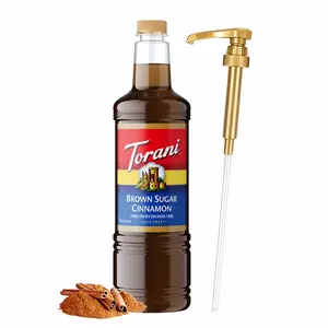 Torani Brown Sugar Cinnamon Syrup 1 Liter Bottle with Pump Torani Brown Sugar Cinnamon Syrup 1 Liter Bottle with Pump
