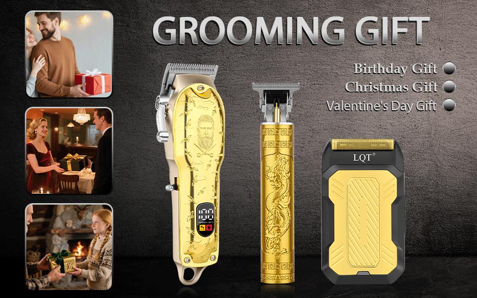 LQT wireless hair clipper Suitable for hair trimming for both adults and children. USB charging. Fashionable design. Hair salon household shaving beauty tools
