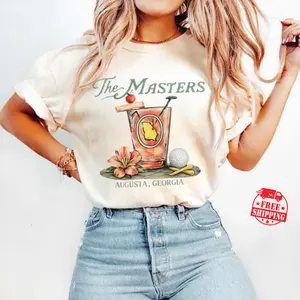 [Sale up to 50%] [Free Ship] Comfort Color Augusta Georgia Masters Golf Azalea Floral T-shirt
