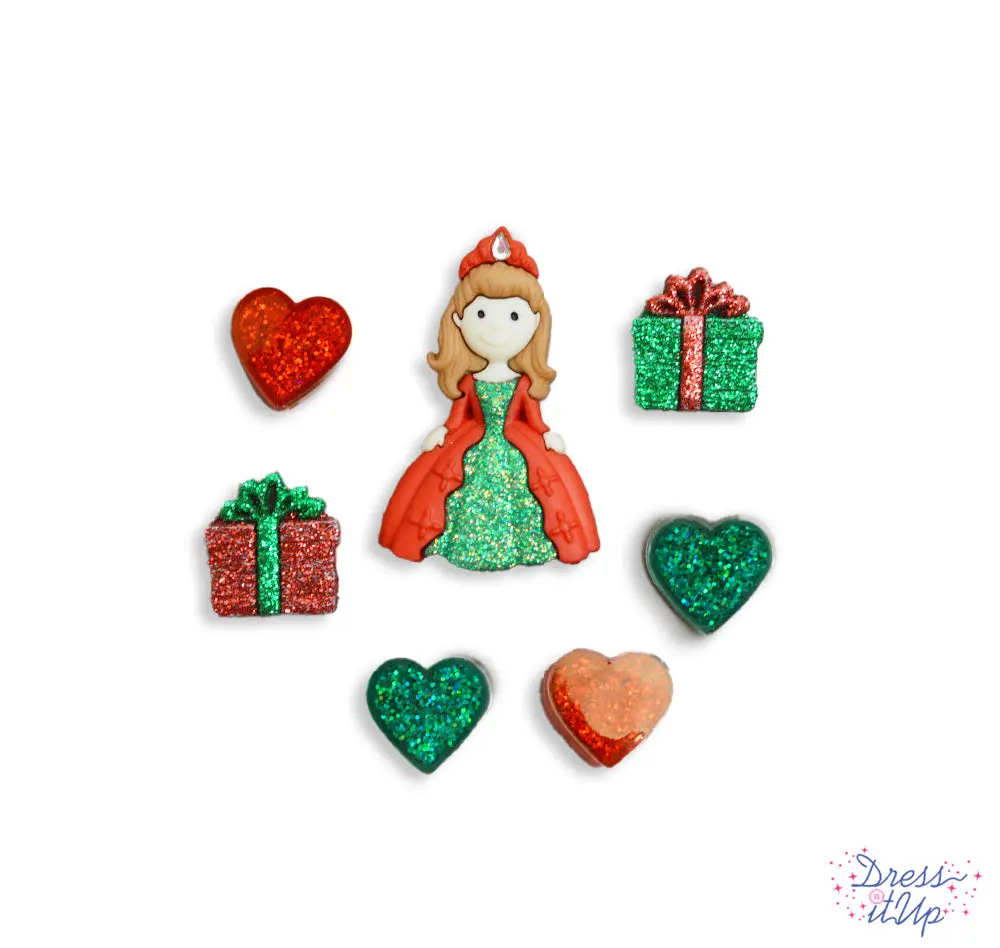 A Princess For Christmas Button Pack