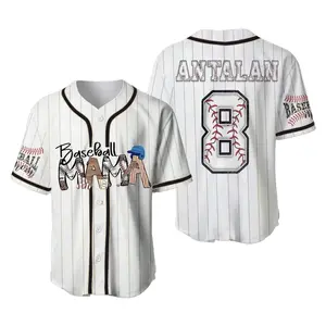Baseball Mom Jersey, Baseball Mama Jersey, Custom Name Baseball Mom Jersey