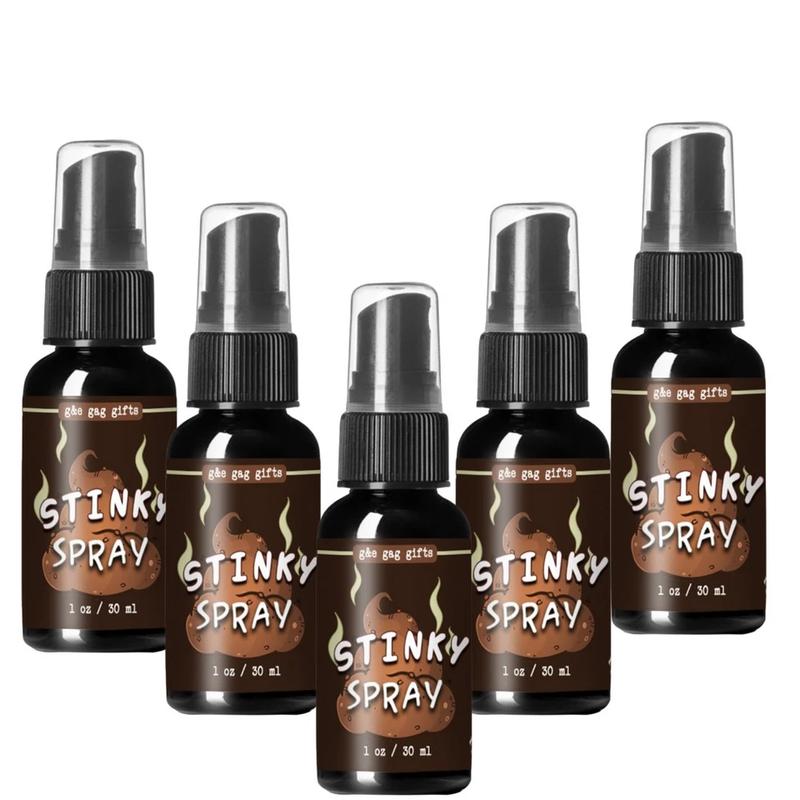 5 Pack Stinky Fart Spray – Real Version – Gag Gift By G&E-1219008