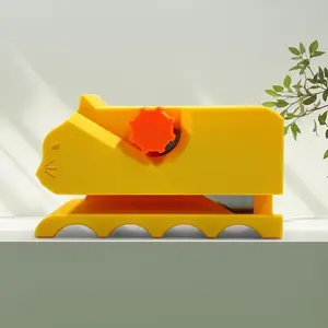Paperboard Cutter Machine, 3D Printed Paperboard Cutter, DIY Cat Design Handheld Recycling Tool, Holiday Paperboard Cutter