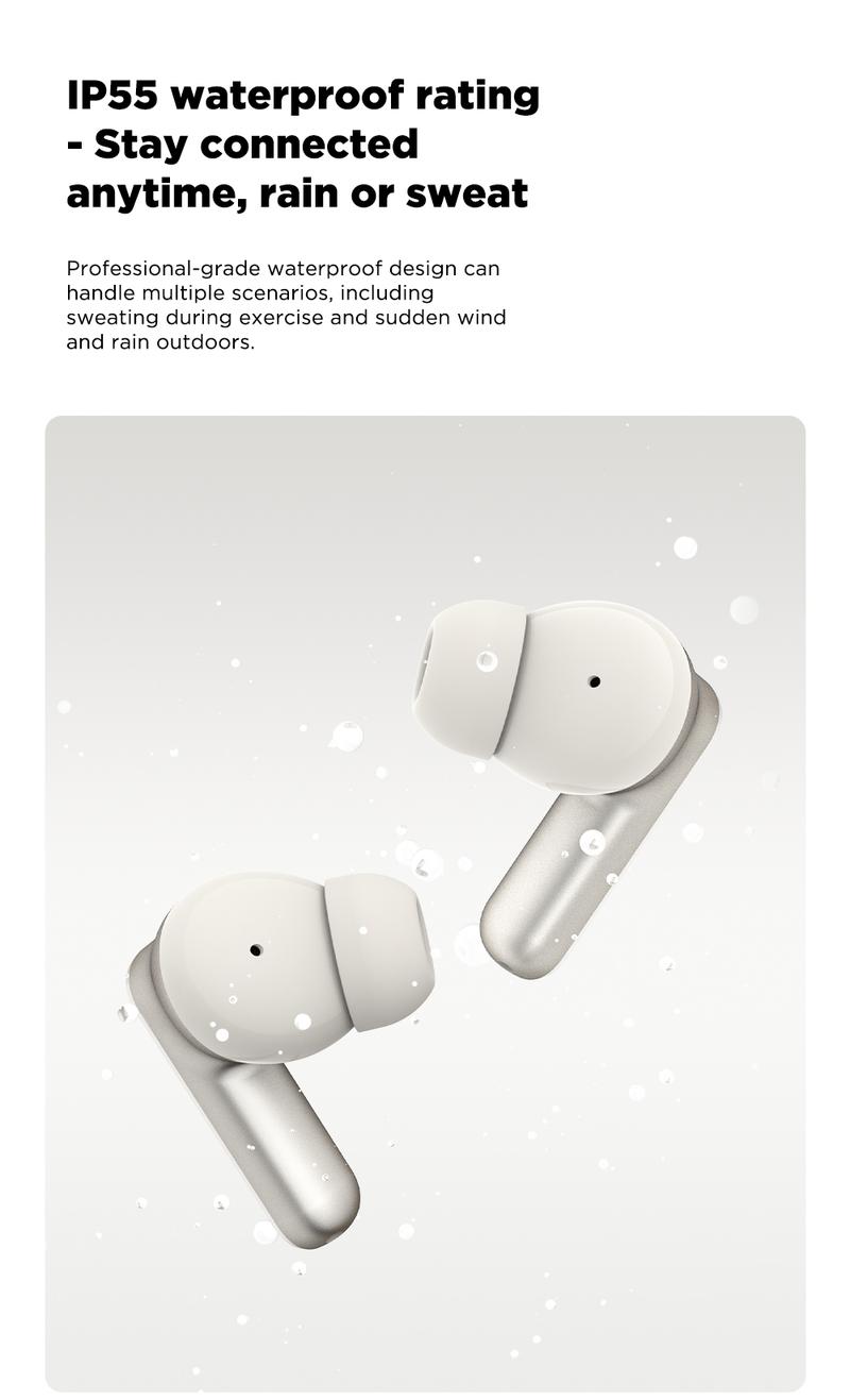 【Buy 1 Get 1 Gift Free】MINISO X30 OWS Open Ear Bluetooth Earbuds, MS106 Wireless Earbuds Bluetooth 6.0 Earphones, In Ear Earbuds, HIFI Sound Quality IPX5 Waterprooof 35Hours Play time Wireless Headphones Touch Control Built-in Mic Hearphones