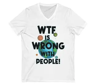 Stylish WTF Fitted Tees with Custom Designs for Men and Women, Unique Handmade Funny, Perfect for Gift Ideas Unisex Trendy Slim Fit Tshirts