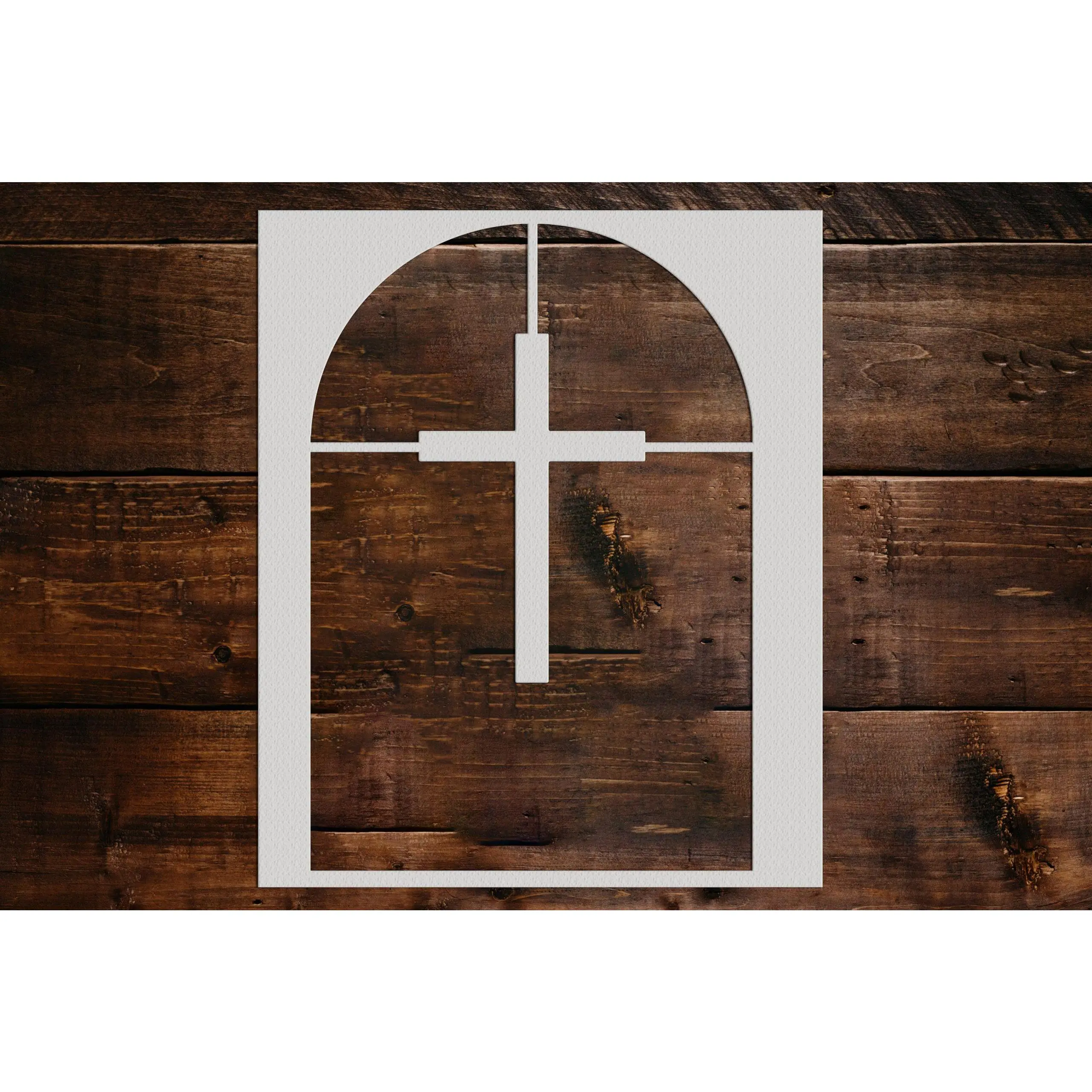 Cross Tombstone Stencil - Art and Wall Stencil