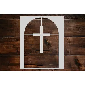 Cross Tombstone Stencil - Art and Wall Stencil