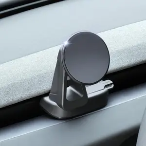 Phone Mount for 2025 2026 Tesla Model Y Juniper Model 3 Highland, for Tesla MagSafe Phone Holder, New Model Y Juniper Model 3 Highland Accessories, Compatible with iPhone 12-17 Series