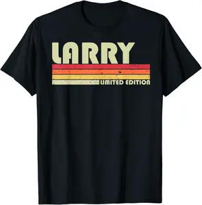 LARRY Gift Name Personalized Funny Retro Vintage Birthday T-Shirt - Fionakast Shop 63B08MWBL56J
