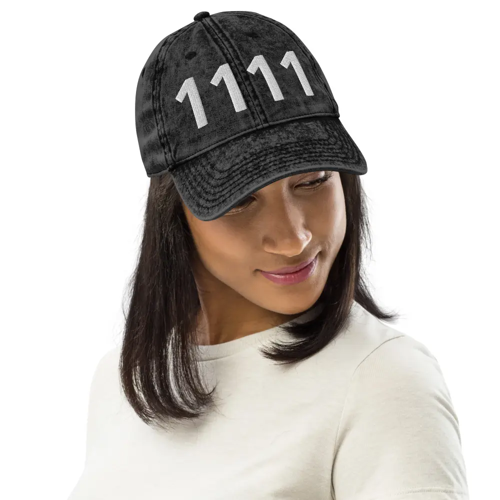 1111 Vintage Cotton Twill Cap