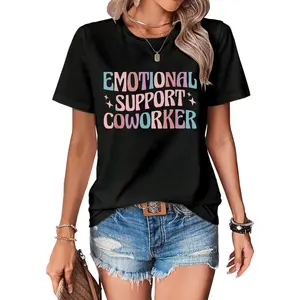 100% Cotton Emotional Support Coworker T-Shirt