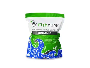 Fishnure 8lb sustainably sourced odorless organic humus compost fertilizer by Fishnure