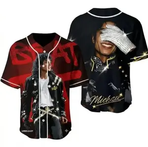 Michael Jackson Baseball Jersey King of Pop MJ Fan Shirt More Styles Shirts