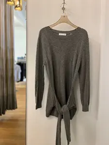 Sandro Paris | Grey Tie Front Sweater (Vintage)