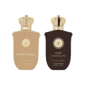 (2pc Bundle Pack) Creme Caramel & Dark Chocolate by Gulf Orchid EDP Spray, 3.4oz